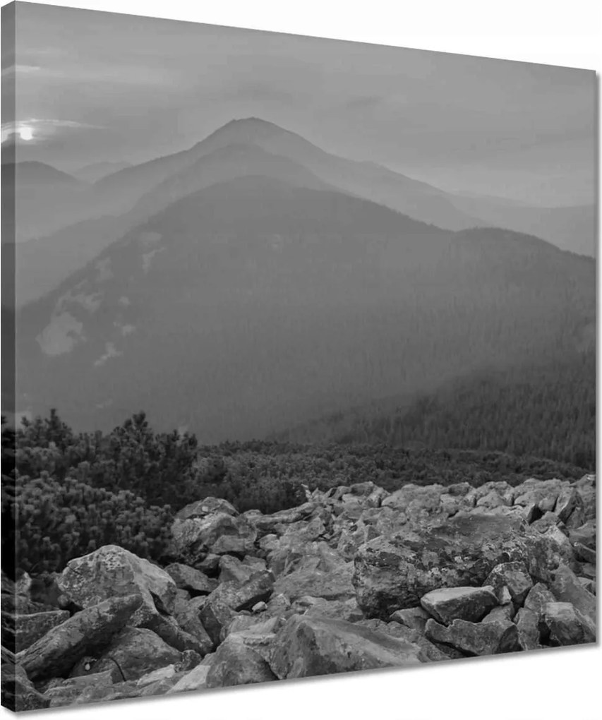 Vászonkép 40x40 Hegyi táj Tájkép