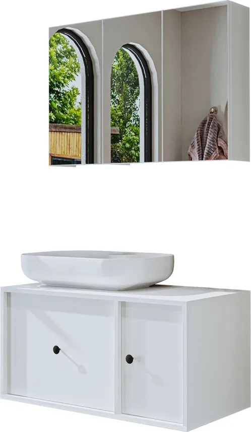 Mosdószekrény, 90 cm – TR283VLN1279
