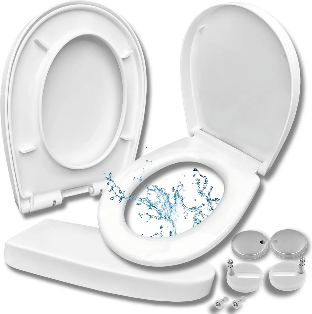 Wc-ülőke Szabadon Ereszkedő Univerzális Kihúzható Duo-sanit