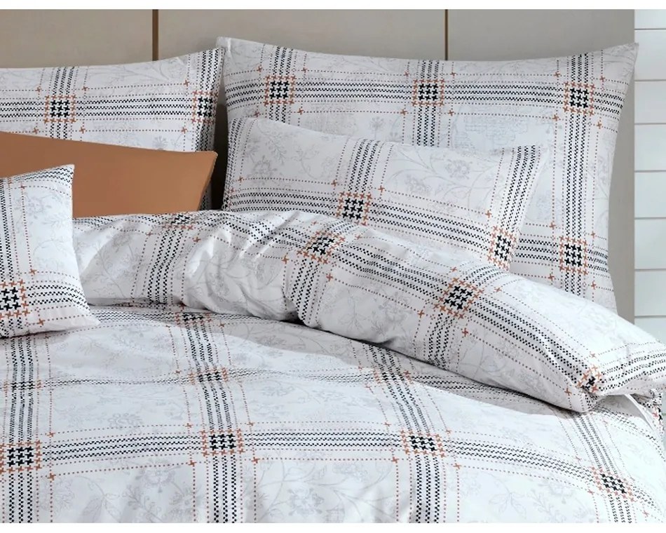 BedTex Quatre pamut ágyneműhuzat fehér, 140 x 200 cm, 70 x 90 cm, 140 x 200 cm, 70 x 90 cm