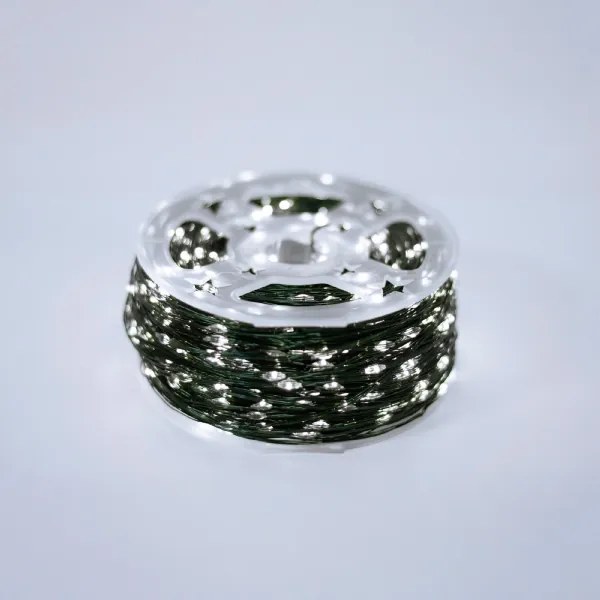 LED kültéri karácsonyi fényfüzér 1500 LED/230V, 8 funkció, 153 m, IP44, hideg fehér + távirányító