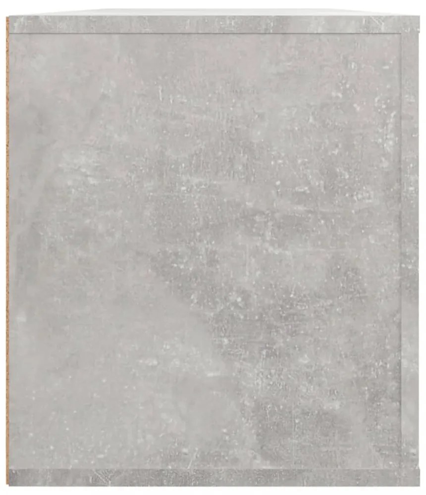 betonszürke szerelt fa TV-szekrény 100x35x40 cm