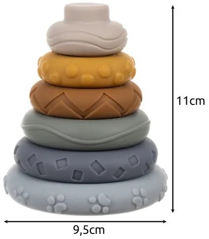 Soft sensory blocks - 13 pcs Kruzzel 24812