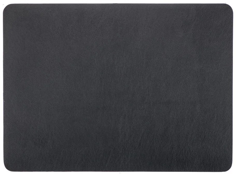 Togo fekete műbőr tányéralátét, 33 x 45 cm - ZicZac