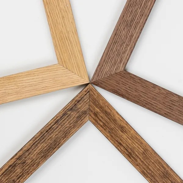 Eglo - LED Mennyezeti panel SALOBRENA-RW WOOD LED/34W/230V 2700/4000K sötét barna