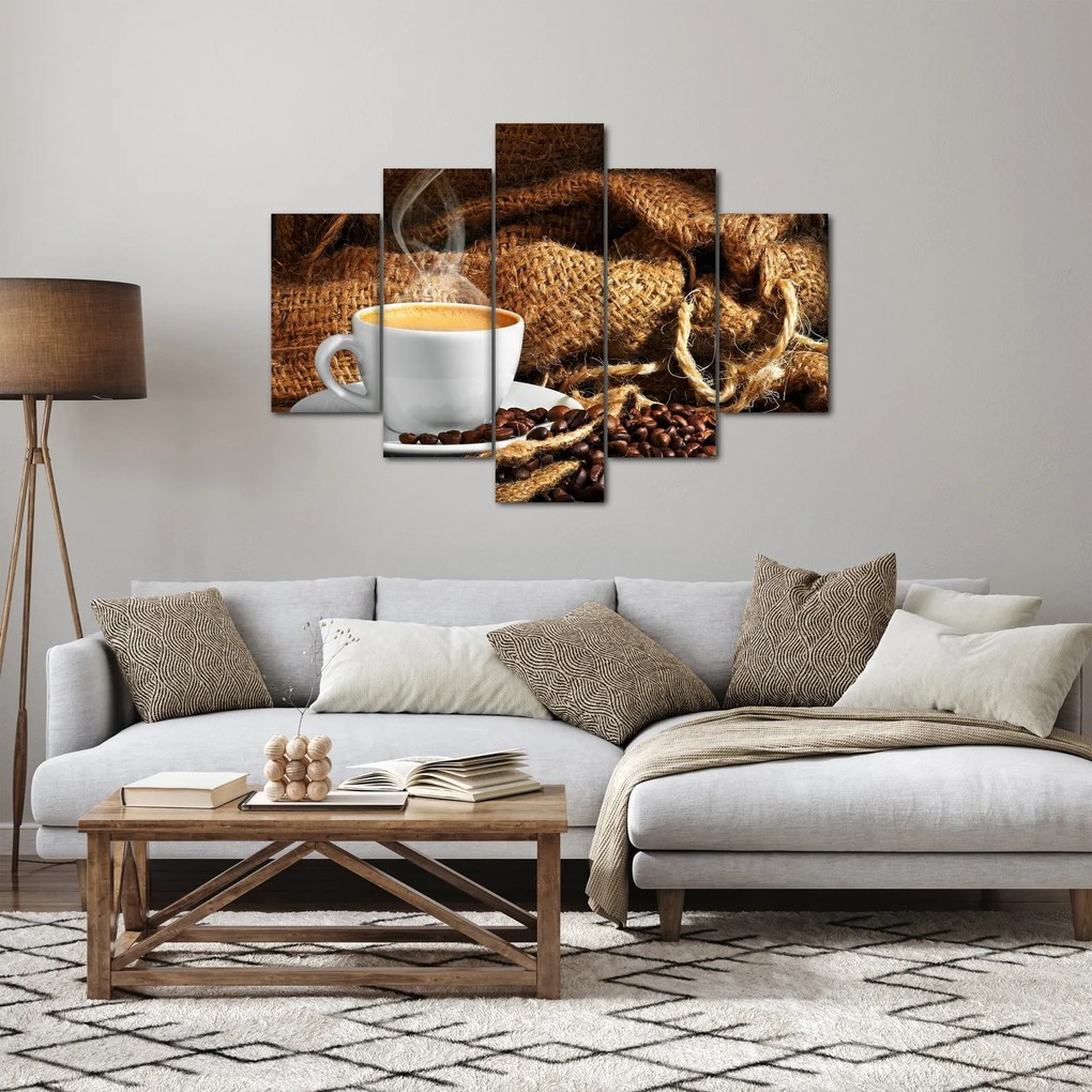 Kép - Egy csésze kávé (150x105 cm)
