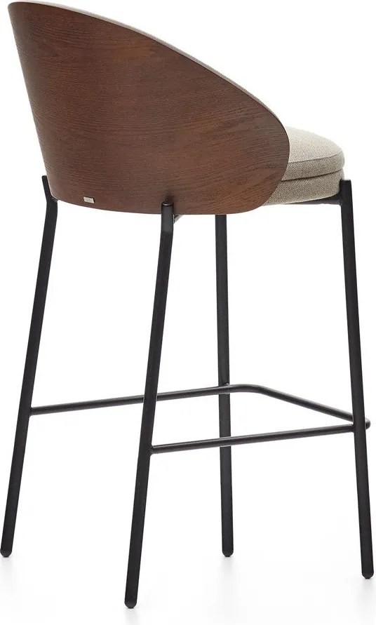 Barna-bézs bárszék (ülésmagasság 65 cm) Eamy – Kave Home