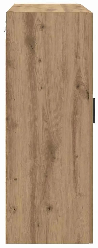 Fali Szekrények 2 pcs kézműves tölgy 69.5 x 34 x 90 cm Faanyag