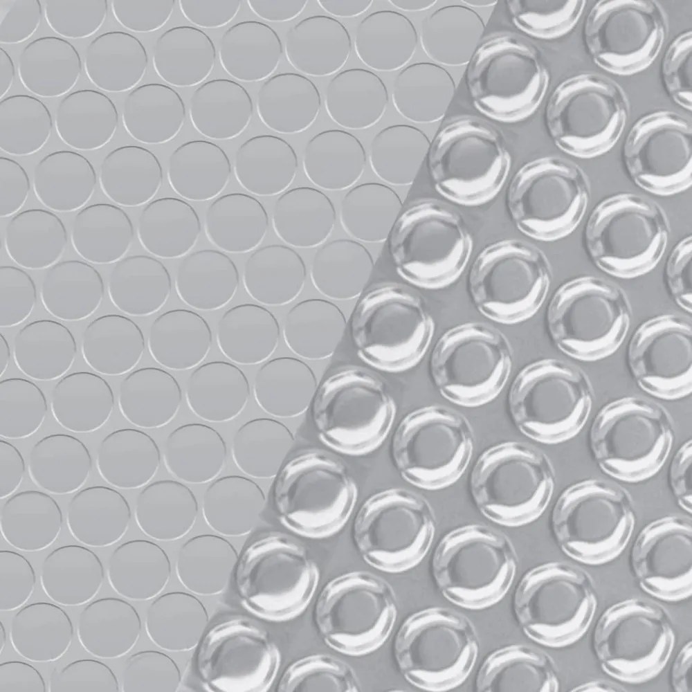 ezüst polietilén medencetakaró 732 x 366 cm