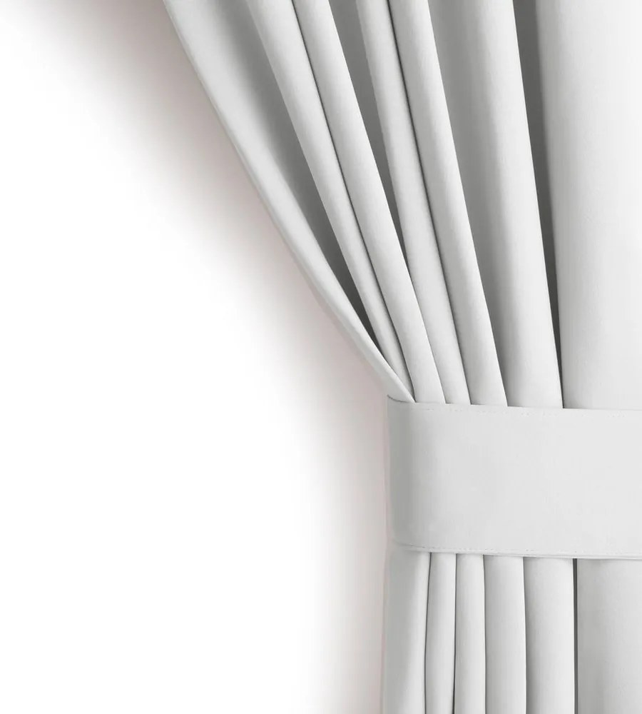 Fehér dimout (részleges sötétítő) függöny 140x270 cm Kierra – Restilo