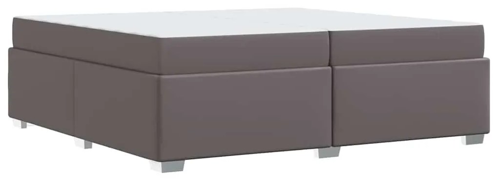 Ágykeret Szürke 200 x 200 cm Műbőr