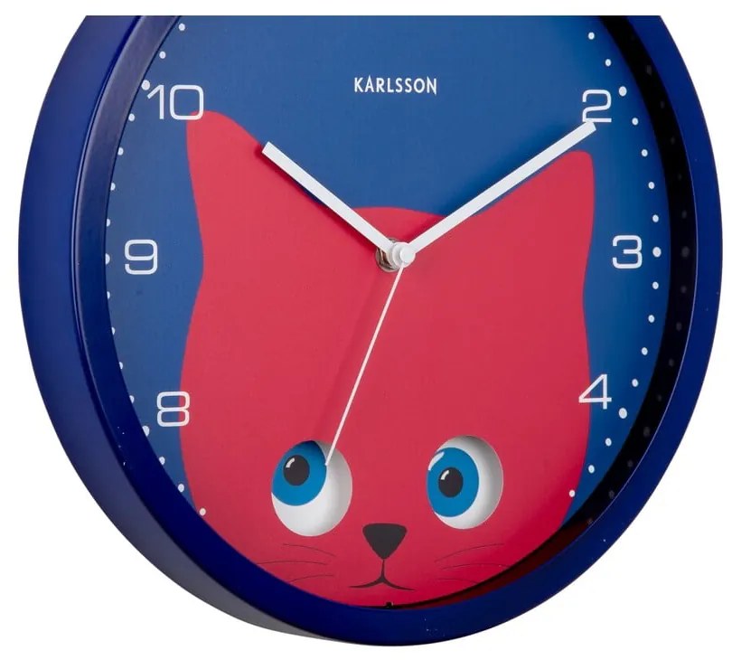 Gyerek óra ø 31 cm Peekaboo Cat – Karlsson