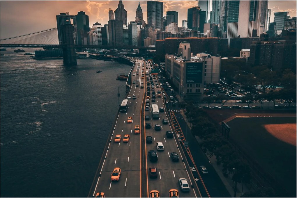 Manhattan képe (90x60 cm)