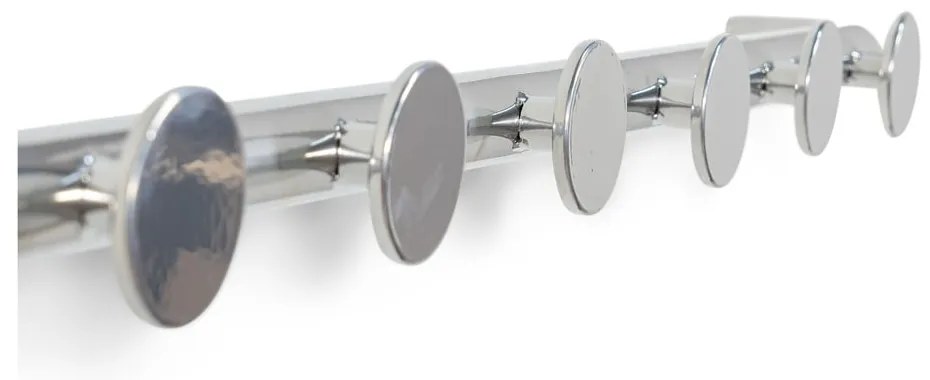 Ezüstszínű fém fali fogas 75 cm Retro – Spinder Design