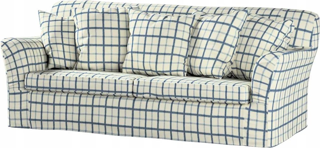 Dekoria Tomelilla 3 személyes összecsukható kanapé huzat Ikea kék