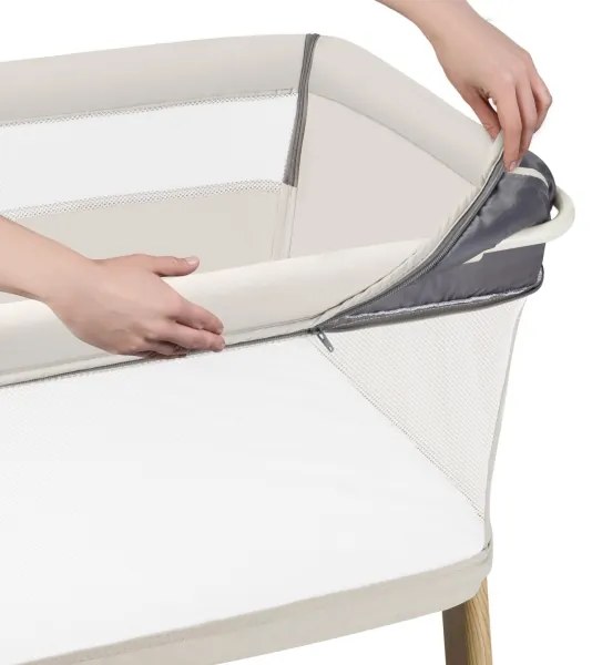 Lionelo - 5 az 1-ben THOMI PLUS babaágy Beige Sand