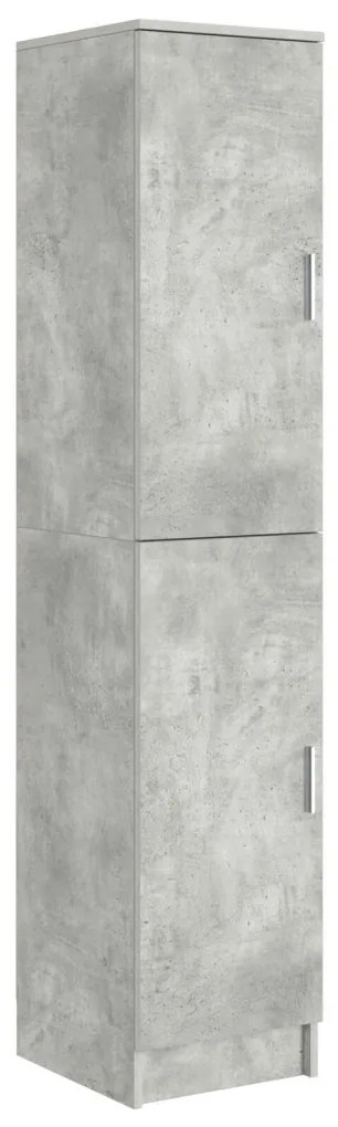 Büfé Szekrény Beton szürke MDF beton hatású laminátummal Szabványos