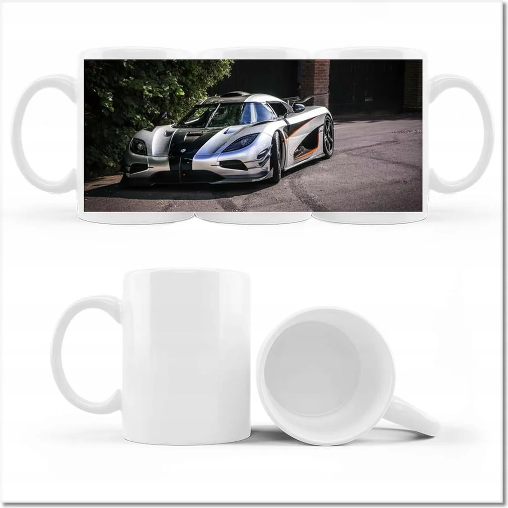 Nyomott mintás bögre Sportautó Autó