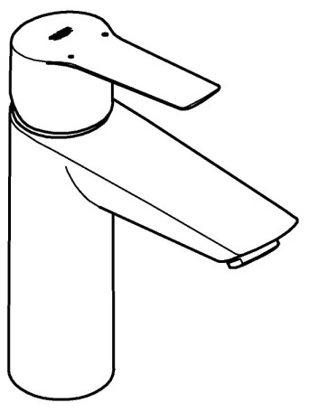 GROHE 242042432 - START mosdócsaptelep, M-es méret, fekete