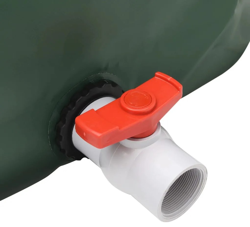 összecsukható PVC víztartály csappal 1500 L