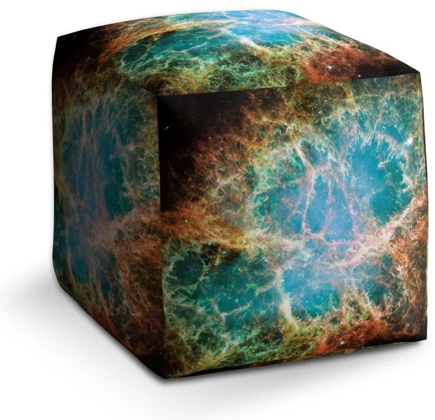 Cube zsámoly űr absztrakció, színes