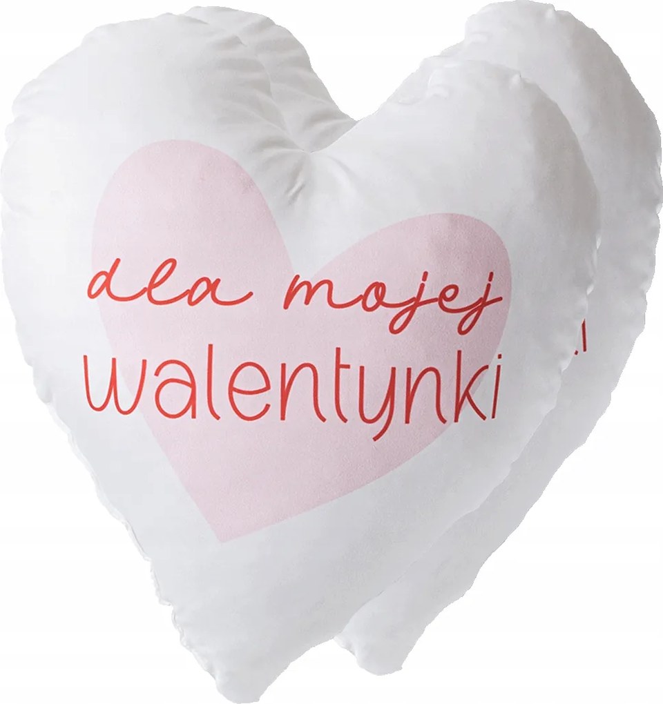 Fehér Szív Alakú Párna Ajándék Valentin Napra Születésnapra Nőknek