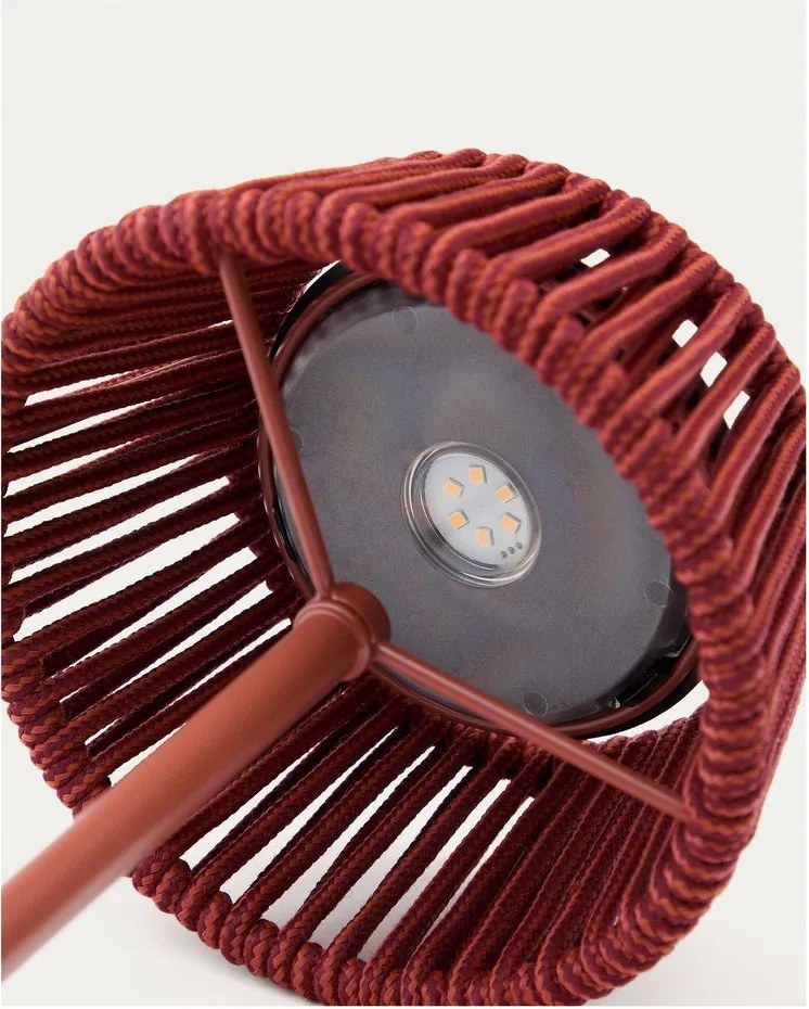 Napelemes LED asztali-hordozható kültéri lámpa ø 11 cm Aldet – Kave Home