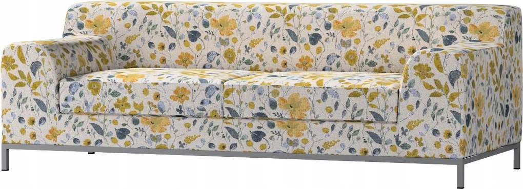 Kramfors 3 személyes kanapé huzat Ikea sárga-kék