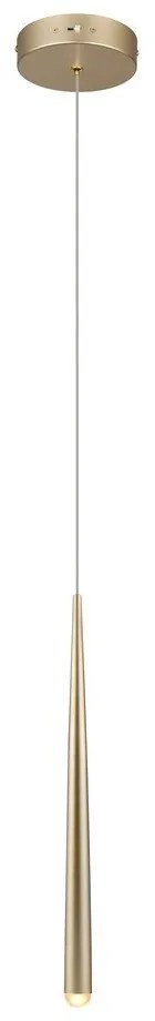 Aranyszínű LED függőlámpa ø 14 cm Cala – Trio Select