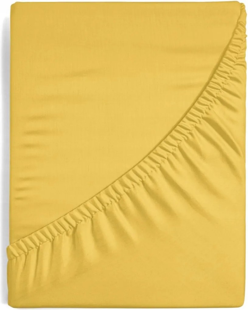 Pamut gumis lepedő 200x220 cm arany NOVA3