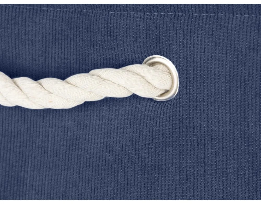 Sötétkék textil szennyeskosár 35,5 l Tom Tailor – Wenko