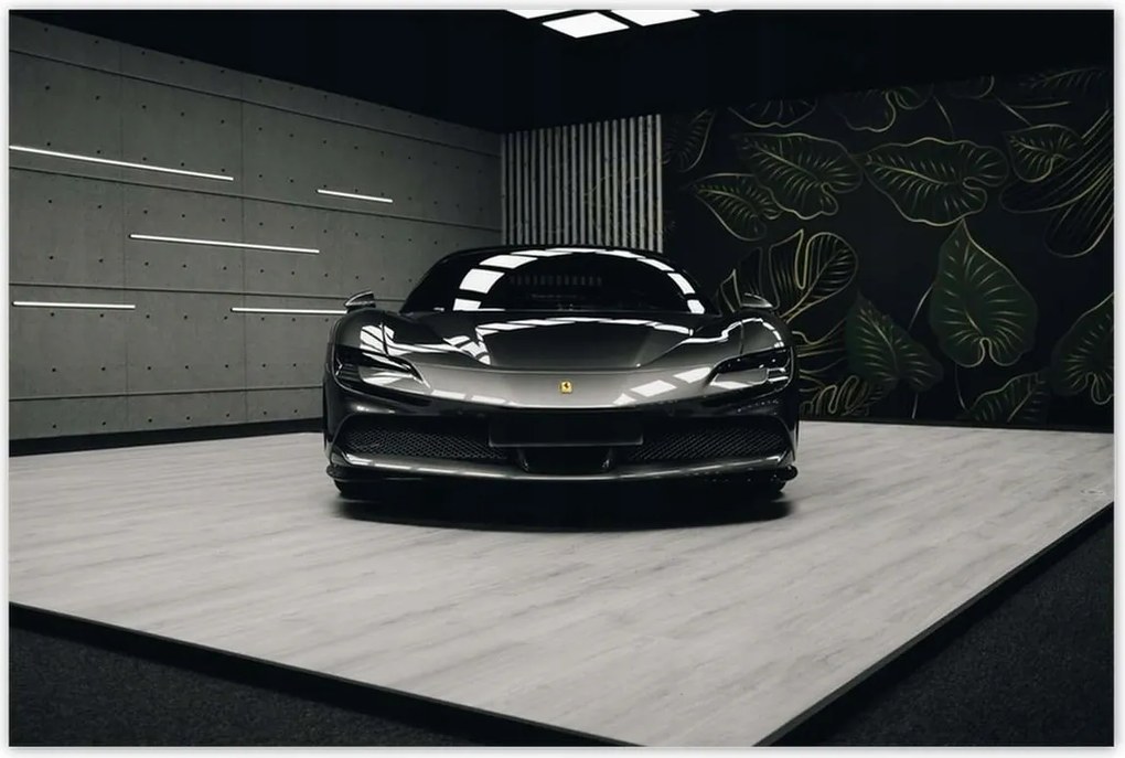 Poszterek 120x80 Fekete Ferrari Autó