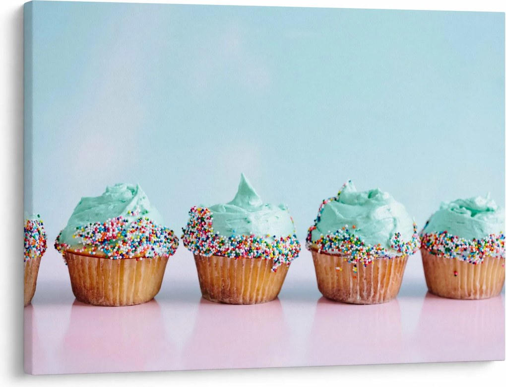 Cupcakes képe (70x50 cm)