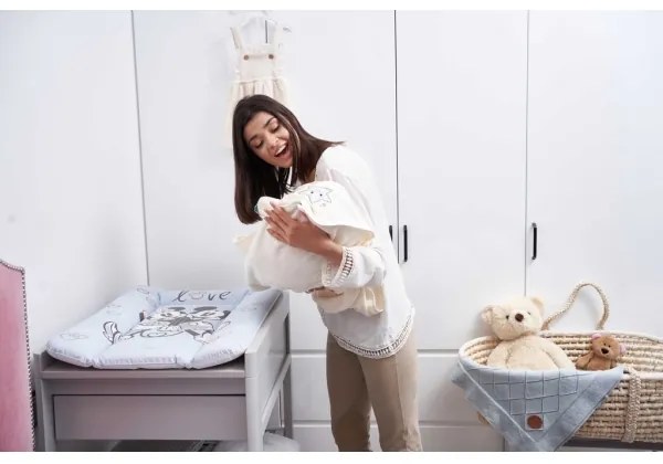 CebaBaby - Pelenkázó lap háromszöges DISNEY 50x70 cm kék