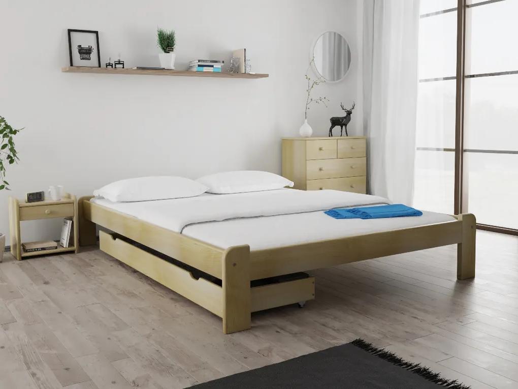ADA ágy 140x200 cm, fenyőfa Ágyrács: Ágyrács nélkül, Matrac: Deluxe 10 cm matrac