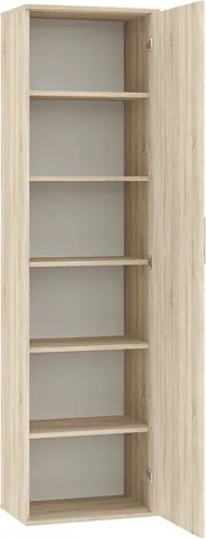 KLARA Egyajtós Polcos Szekrény Sonoma Színben