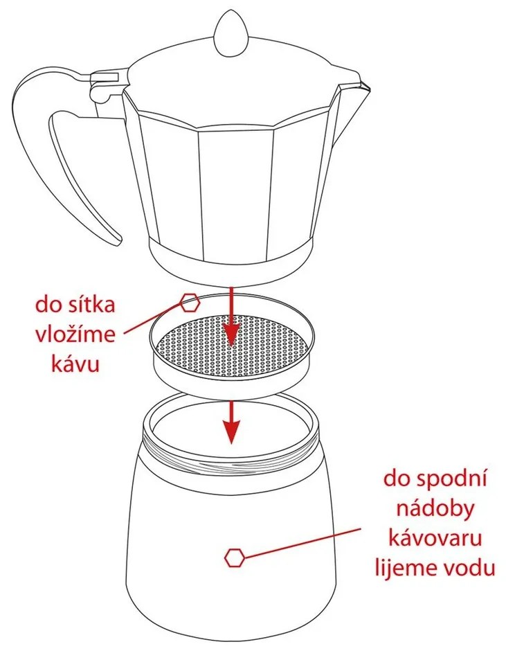 Orion Moka teáskanna AL, 0,3 l