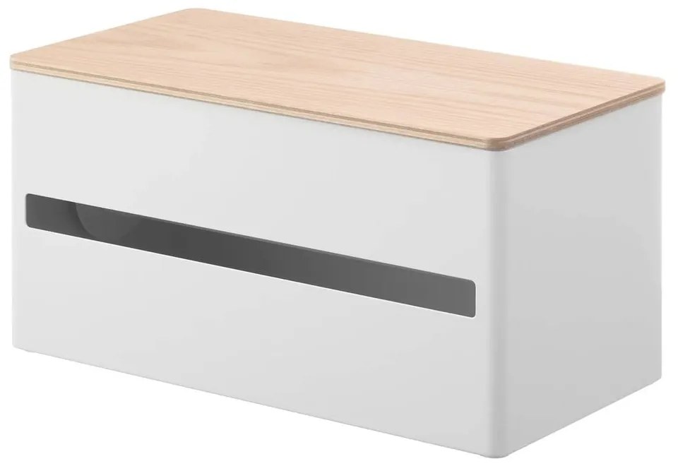 Fehér fém papírtörlő tartó Rin – YAMAZAKI