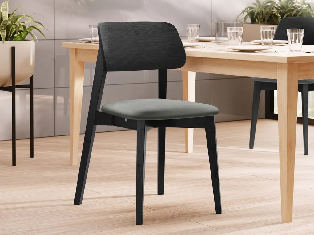 Étkezőszék KD 63 (fekete + sötétszürke) . 1103451