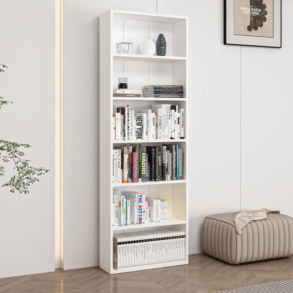 Adel könyvespolc, fehér, 60 cm – TR506MNR1543