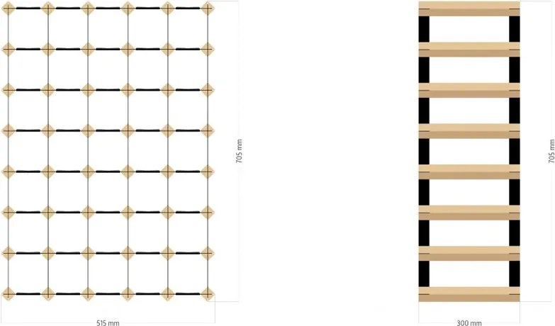 Bortartó - Raxi Classic W40 (51,5 x 30 x 70,5 cm - 40 palack)