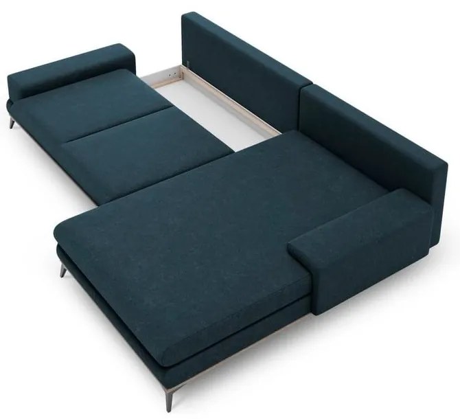 Planet olajkék kinyitható sarokkanapé, jobb oldali - Windsor &amp; Co Sofas