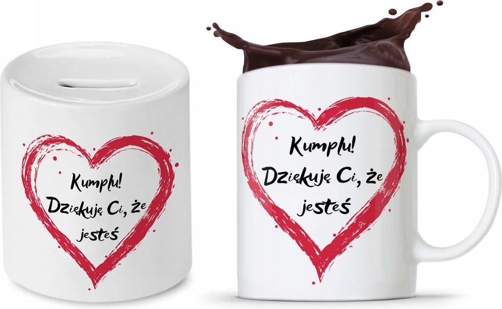 Kolléga Barát Szett Bögre Persely fényképes nyomtatással