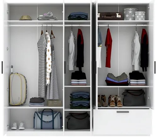 LITA WARDROBE 5D1S WITH MIRROR