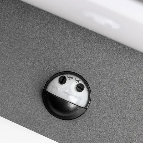 Redo 90587 - FLIP LED kültéri lámpatest érzékelővel, 20W/230V, 3000K, IP54, antracit