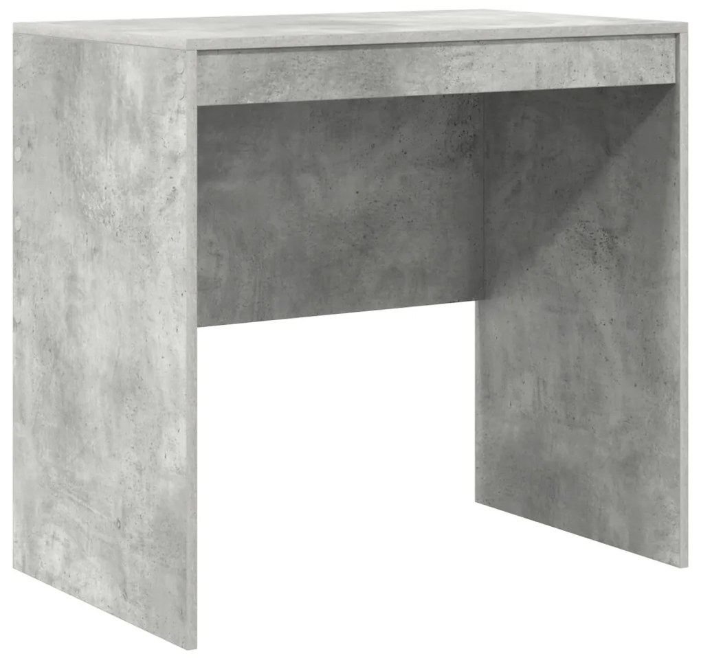 Íróasztal Beton Szürke 80x50x76 cm Mérnöki Fa