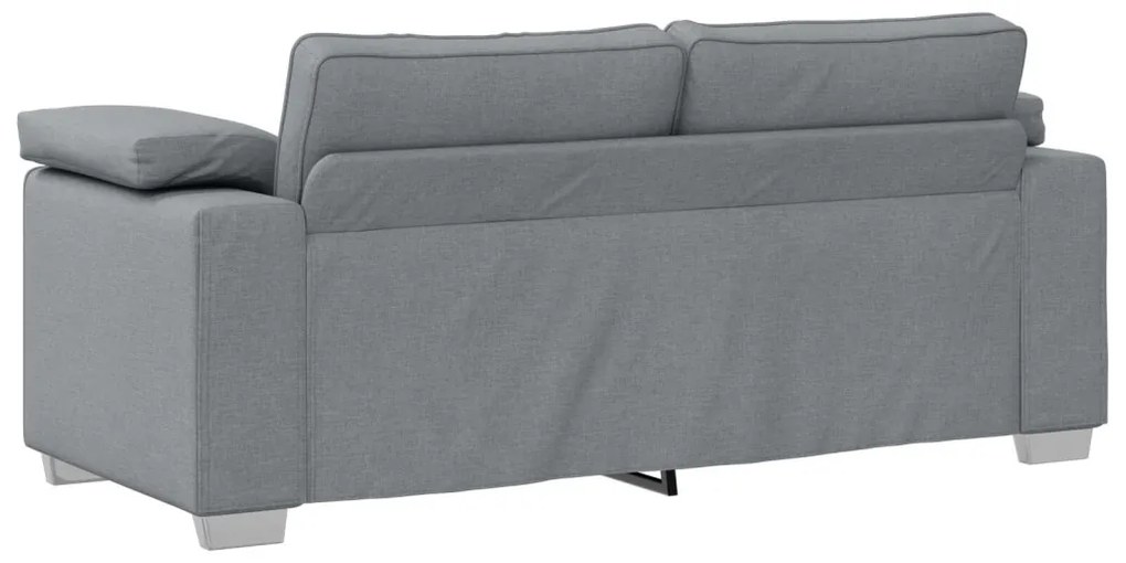 Kanapé párnával Világosszürke 180 x 77 x 82 cm szövet