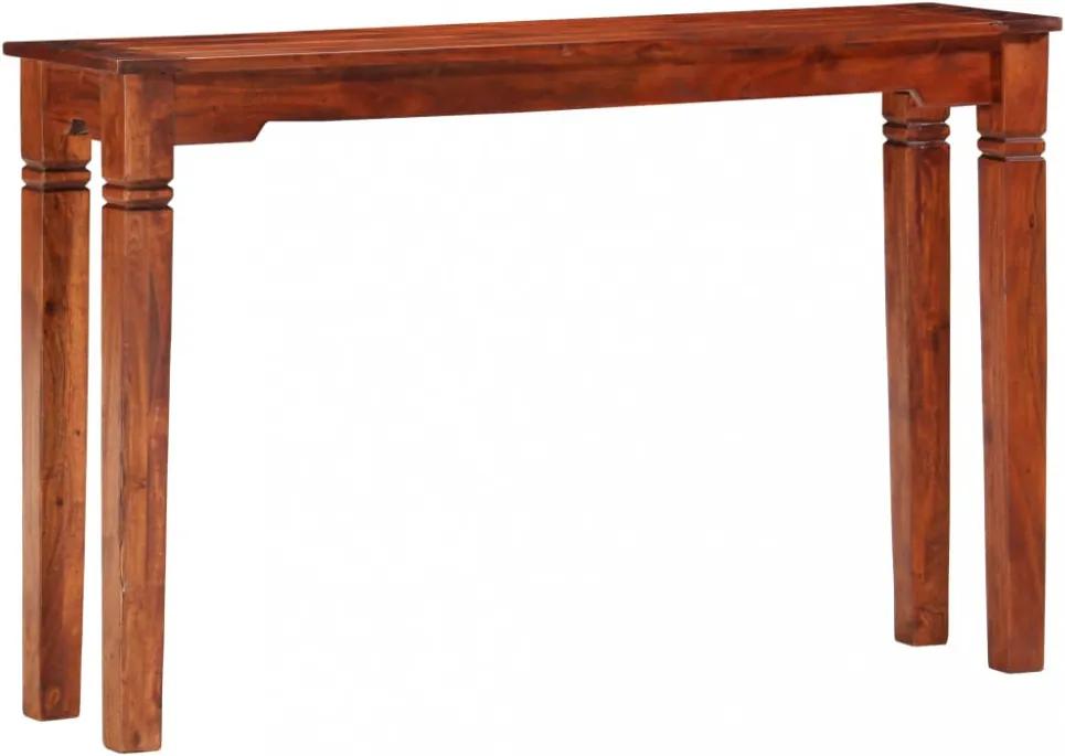 Tömör akácfa tálalóasztal 120 x 30 x 76 cm