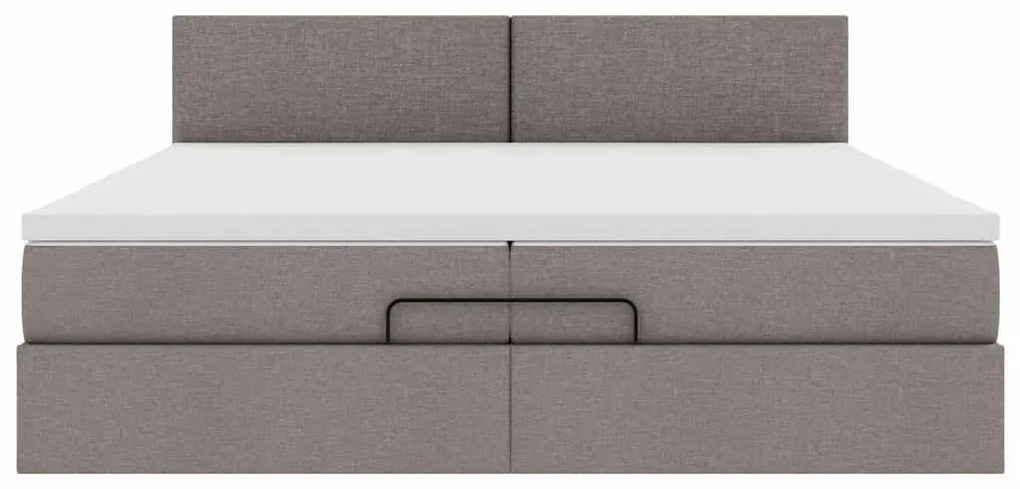 Ottomán ágykeret matraccal tópszín 200x200 cm anyaggal