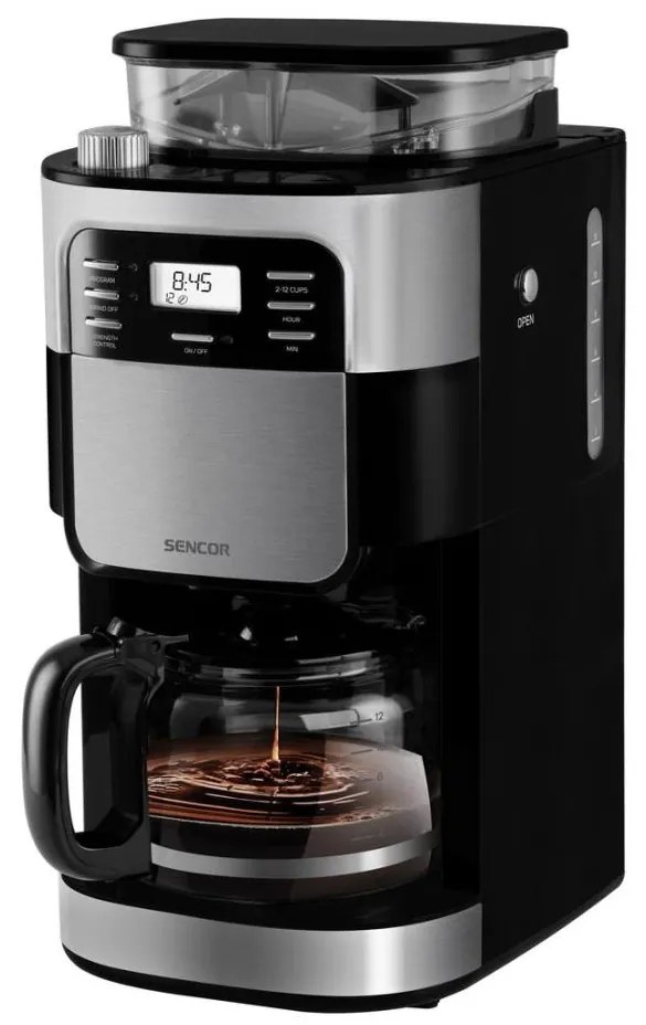 Sencor 1,5 l kávéfőző LCD kijelzővel, 900W/230V 41009424